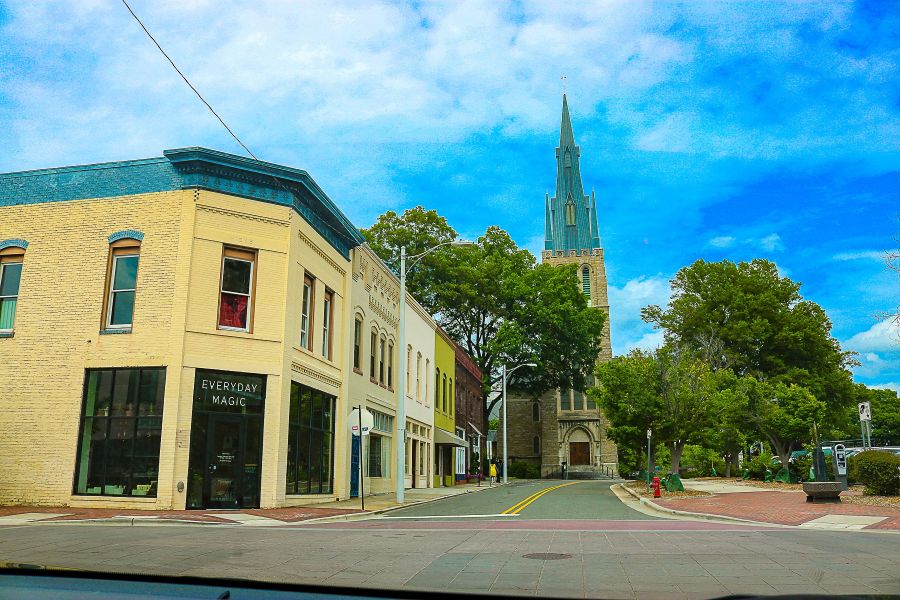 Downtown Durham NC historic landmarks
