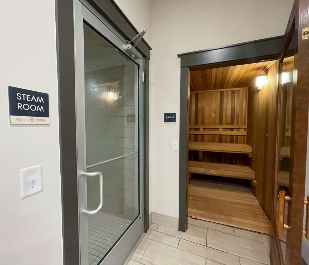 Van Alen apartments resident amenity indoor steam room and sauna